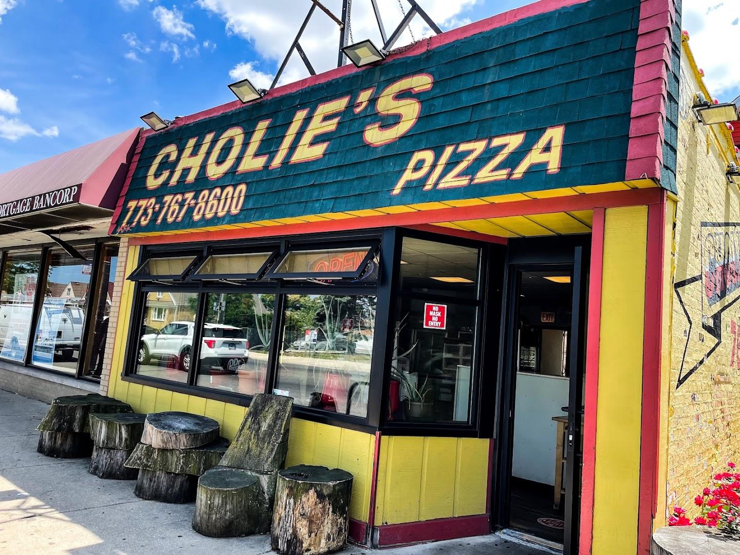 Cholies Pizza Menu